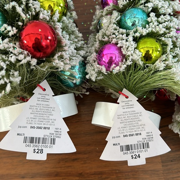 Martha Holiday Decorative Tree Set (NWT) - Martha Stewart/JC Penney - Picture 10 of 14